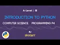 1 0 Introduction to Python A Level IB
