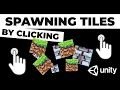 SPAWN TILES as YOU click in Game using Unity 2D Game Dev Tutorial