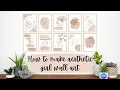 DIY - How to make printable wall art on Canva 10 aesthetic girl wall art ideas