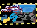 100x more performance in Python with Numba Ray Tracing Maze 3d game