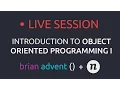 Live Stream Introduction to Object Oriented Programming with Swift Part 1