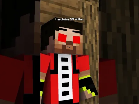 Who's your side? Wither or Herobrine? #animation #minecraft #shorts #shortsfeed