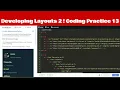 Coding Practice 13 Developing Layouts-2 Portfolio Website Footer Section