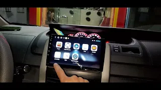 تركيب اذكى شاشه اندرويد لباص نوها فوكسي 2011 مع تشغيل الكيمره الخلفيه للطلب اتصل بنا 773774766 