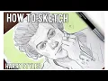 How to sketch Harry Styles