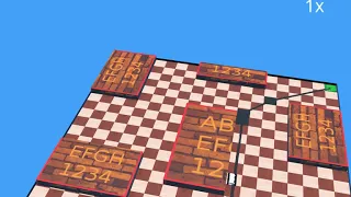 3D Simulation in Webots for 20X20 data set using Genetic Algorithm