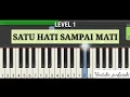 Lagu satu hati sampai mati piano tutorial easy level 1