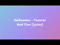 Lagu Helloween - Forever And One (Lyrics)
