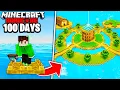 Download Lagu I Survived 100 Days on a RAFT in Hardcore Minecraft!