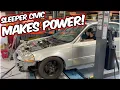 Sleeper Civic Makes Some Power On The Dyno Turbo B18B1