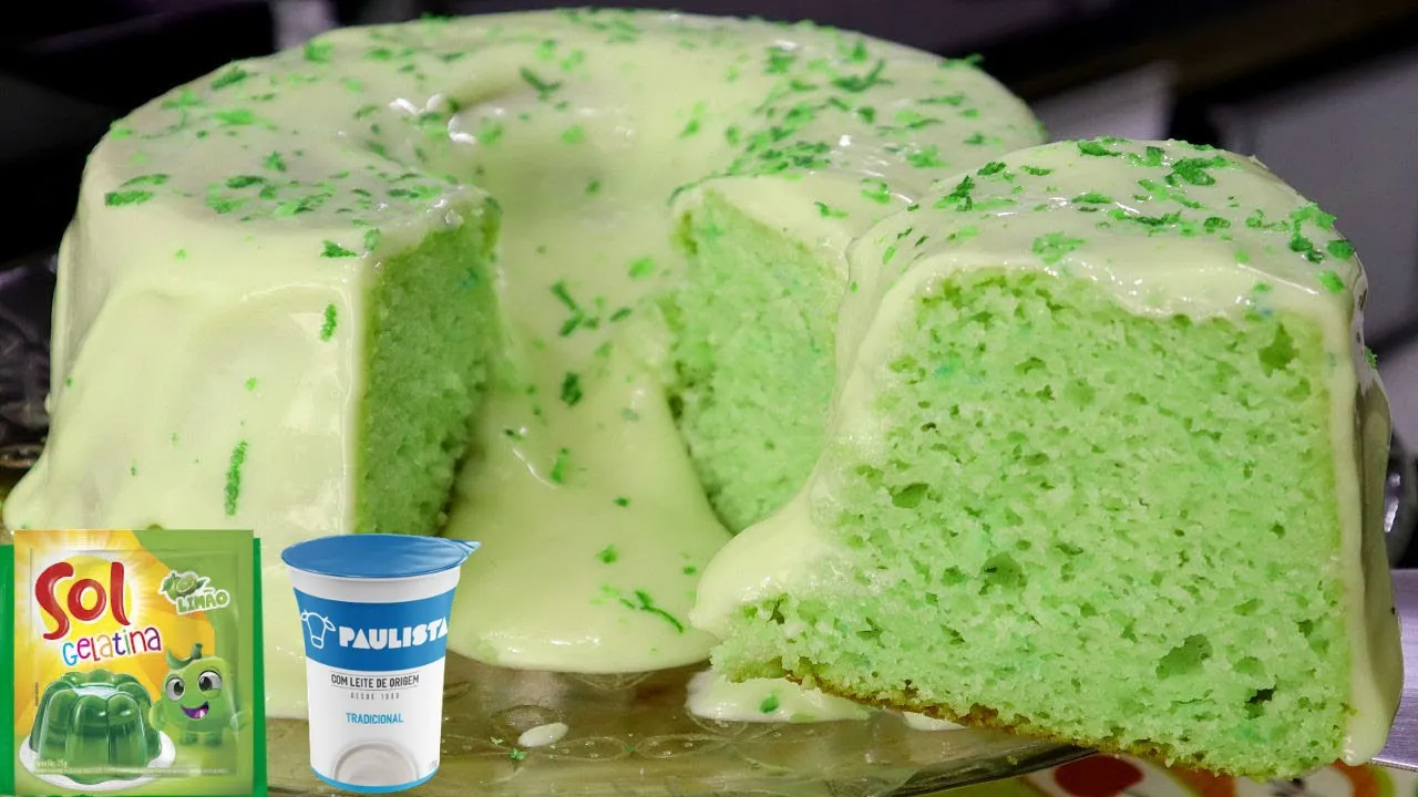 TEXTURA E SABOR INCRÍVEIS - BOLO DE LIMÃO SEM GELATINA - SUPER FOFO E SUPER FÁCIL - Isamara Amâncio