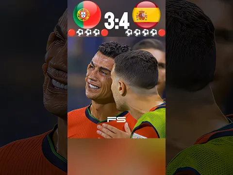 The Day Ronaldo Destroyed Portugal vs Spain | plenary shootout  Imaginary | #ronaldo #yamal #shorts