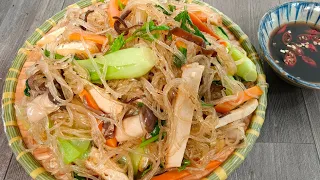 Miến Xào Chay thơm phức tơi ngon không bị dính