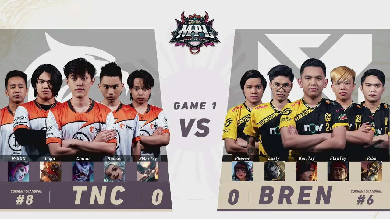 MPL-PH S8 W6D2 BREN VS TNC Game 1