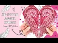 3D Angel Wings Mandala Papercraft Project With Free SVG Files