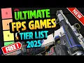 The ULTIMATE FREE FPS Tier List 2025 - From God Tier to Trash