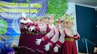 sangatt meriahhh tari saman arabic santri tpq al khoiriyah 