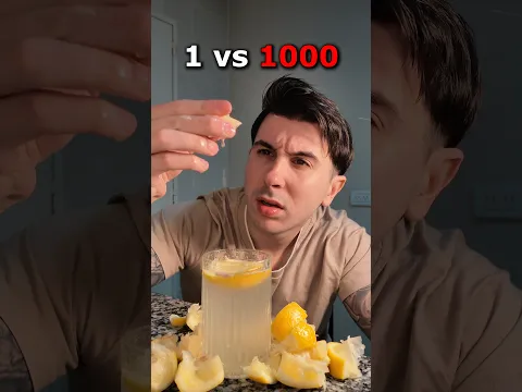 Jugo De Limón 1 vs 1000 Gotas 🍋
