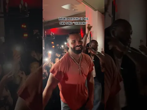 #POV 🎥 #Drake partying to his own song #Shabang 😂🔥
