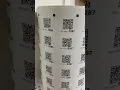 Variable Data Labels Serialized QR Data matrix