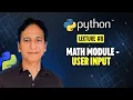 Python - Lecture 08