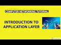 What is Application Layer Computer Networking Tutorial Interview Questions
