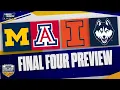 Final Four Michigan vs Arizona Illinois vs UConn 2026 March Madness