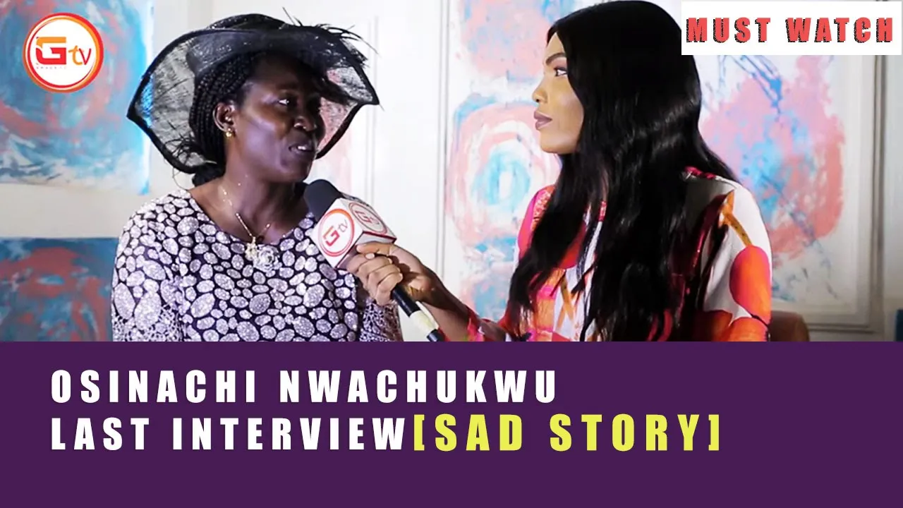 (WATCH)  OSINACHI NWACHUKWU  LAST INTERVIEW BEFORE HER DEATH | SAD STORY