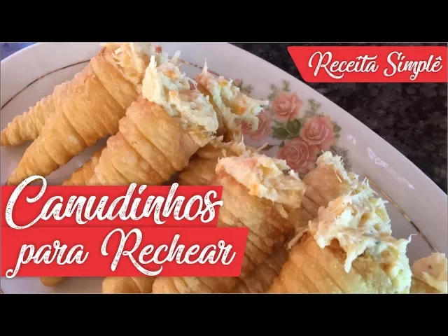 CANUDINHO CROCANTE RECEITA PARA CANUDINHOS DOCES E SALGADOS