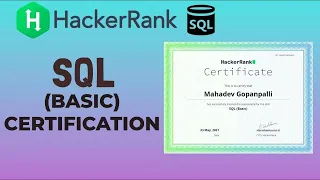 Hackerrank SQL Basic Certification