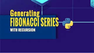 Generating fibonacci series recursively - Python Programming