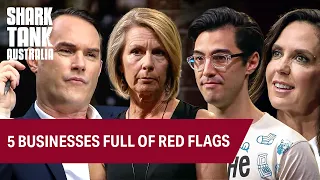 Shark Tank Australia | 5 Shark Tank Businesses Full of Red Flags 🚩
