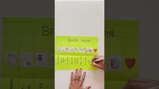 DIY Bedtime routine chart for kids Kids daily responsibility chart Bedtime flip chart
