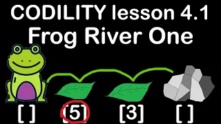 Frog River One in Python and C Codility Lesson 4