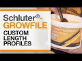 Introducing Schluter -GROWFILE Custom length Profiles
