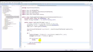 Read large file using AsynchronousFileChannel With Future class - Java NIO