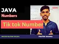 Tik tok number Computer Class 10 ICSE ISC Java Programming