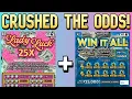 NEW Tickets Go Back to Back to Back to BACK Lady Luck 25X Win It ALL New York Lottery