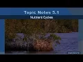 Topic Notes 5 1 Nutrient Cycles 2019