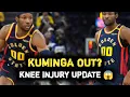 Jonathan Kuminga Injury Update Hawks Star Out With Knee Issue NBA Latest News