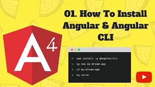 AngularJS 4 Tutorial 01 How to install angular and angular cli