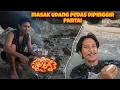 MASAK UDANG SAMBALADO DALAM GUA DI PINGGIR PANTAI 