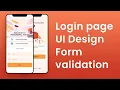 Login Page UI Design Habit App part 3 Flutter Speed code