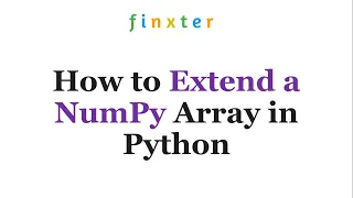 How to Extend a NumPy Array in Python