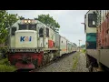 Download Lagu Kereta api putri deli bersilang dengan kereta api sribilah #shorts #keretaapiindonesia #sribilah