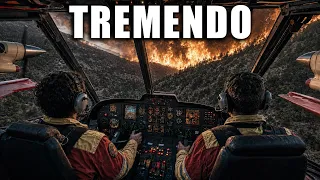 Así se Apagan Incendios desde el Aire (Cámara a Bordo)