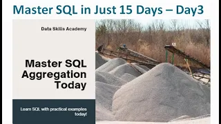 Day 3 SQL Masterclass Aggregation Functions GROUP BY and HAVING Clauses Explained