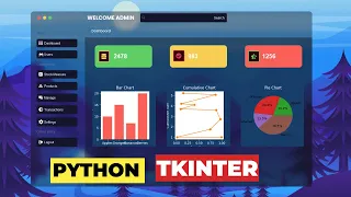 Tkinter Dashboard Magic Creating a Modern UI Dashboard with Python Tkinter