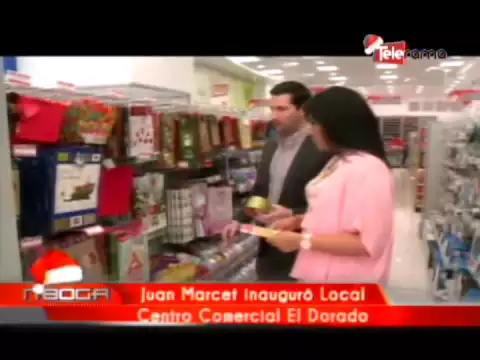 Juan Marcet inauguró local Centro Comercial El Dorado