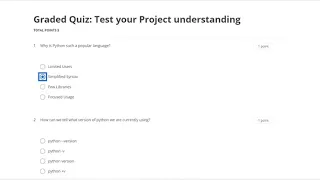 Coursera Introduction to Python Project Network Week 1 Quiz Solution Week 1 Answer